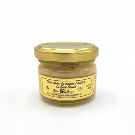 Full natural duck’s foie gras in a jar