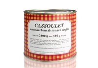 Cassoulet with candied duck sleeves