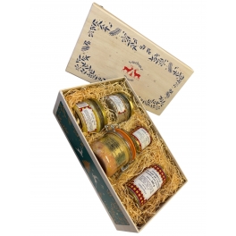 La boite cerf & sapin de no&euml;l 