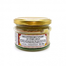 Rillettes de canard au foie gras
