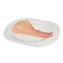 Piel de cuello de pato crudo hasta rellenar (limpio)