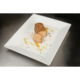 Barra de foie gras de pato, semicocido al sésamo