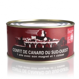 Confit de canard : Magret et Manchon et Cuisse