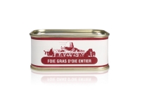 Foie gras de oca entero natural (en lata)