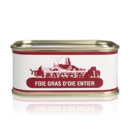 Foie gras d'oie entier nature (boite)