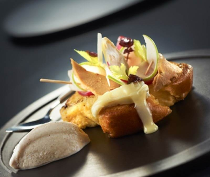 Brioche perdue de foie gras au camembert