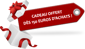 cadeau offert dès 150 euros d'achats